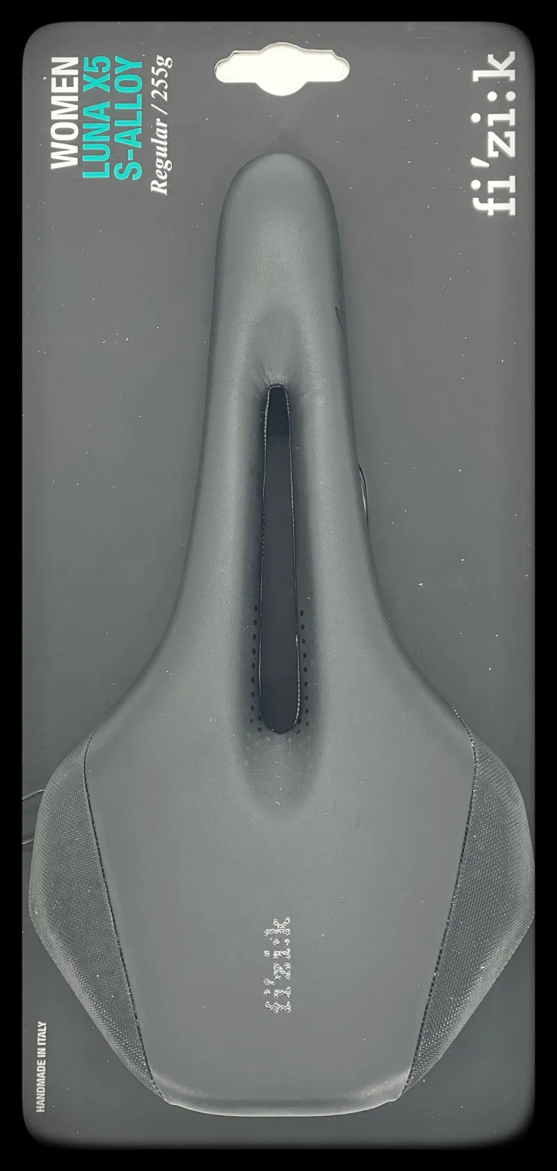 Fizik Luna X5 Alloy Regular 141 mm Black Black Womens MTB Saddle-3